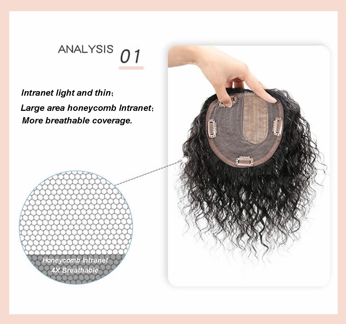 Fuffly Curly Human Hair Topper Side Part Clip in Hairpiece Women Toupee Replacement Hair Piece 13x14cm Silktop Topper Clip on Wave Hair Extensions Covering Grey Hair(12" Right Part,Black)