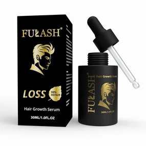 Fulash Hair Growth Serum, Hair Enhancing Serum for Men, Natural Hair Regrowth and Hair Loss Treatments, Scalp Serum for Hair Fuller, Thicker, 30ML