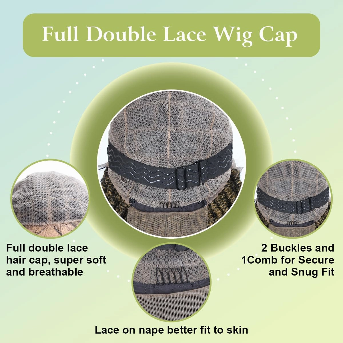 Full Lace Spring twist Wigs for Black Women, 12 inch Double Lace Twist Wigs,Ombre Brown