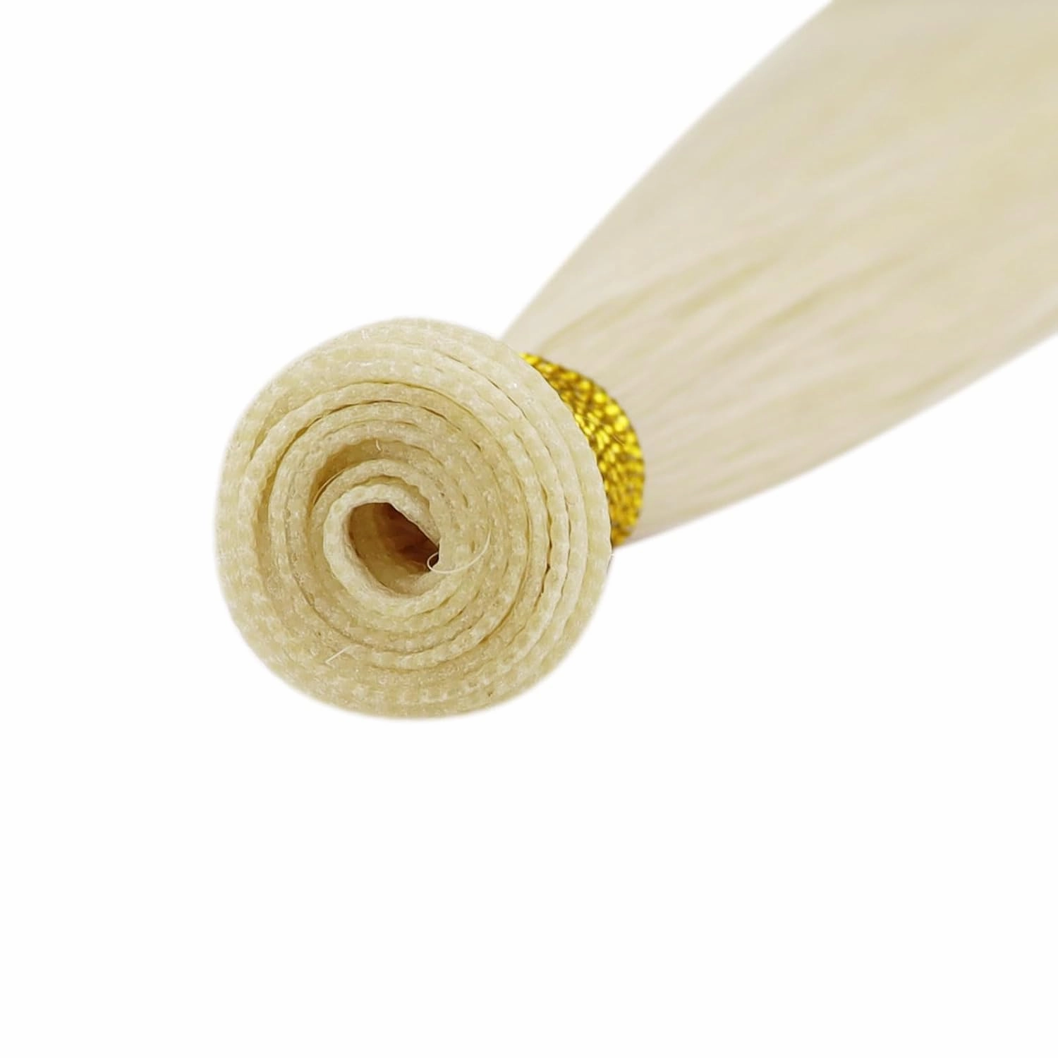 Full Shine Hand Tied Hair Extensions Human Hair Blonde Hair Weft Premium Remy Real Human Hair 60g Sew in Human Hair Extension Real Human Hair for Women #60 22 Inch