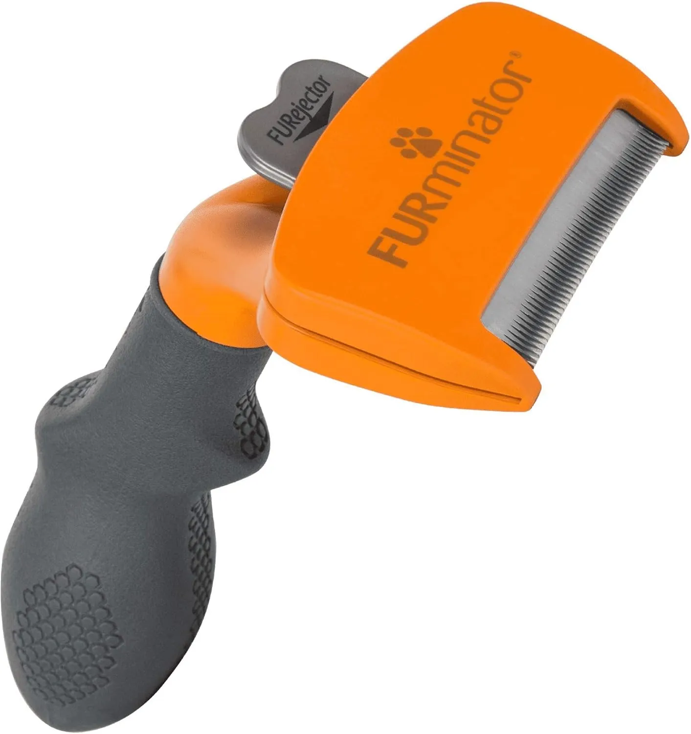 FURminator Medium Dog Undercoat deShedding Tool, Long Hair, Reduces Loose Hair from Shedding & Ultra Premium deShedding Shampoo for Dogs Helps Reduce Excess Shedding, 16 oz
