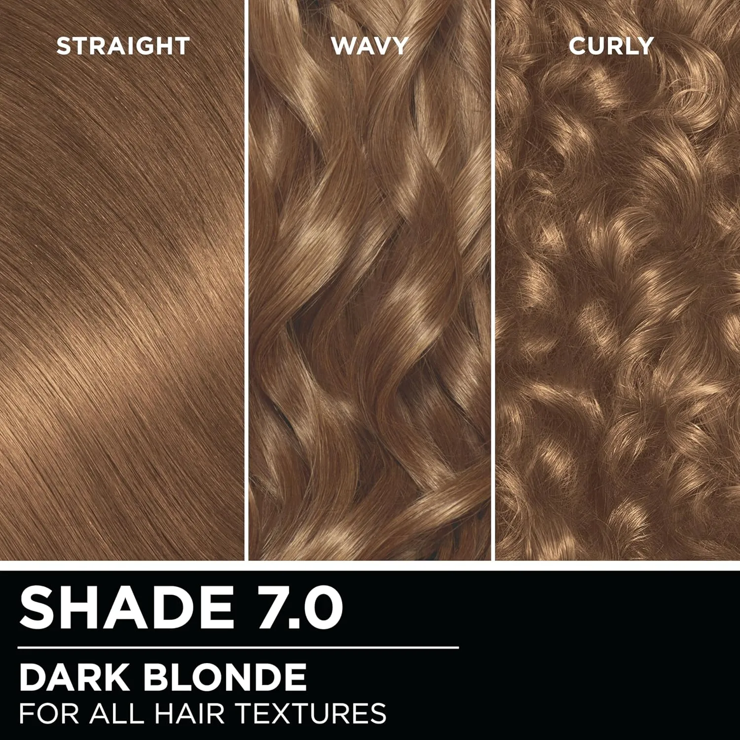 Garnier Hair Color Olia Ammonia-Free Brilliant Color Oil-Rich Permanent Hair Dye, 7.0 Dark Blonde, 2 Count (Packaging May Vary)