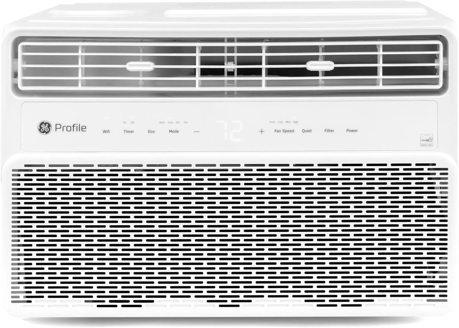 GE PROFILE PWDV10WWF 10,000 BTU Inverter Window Air Conditioner Unit Energy Efficient AC Cooling up to 450 sq ft, Ultra Quiet, Smart Home Capable, Includes Remote and Install Kit, White