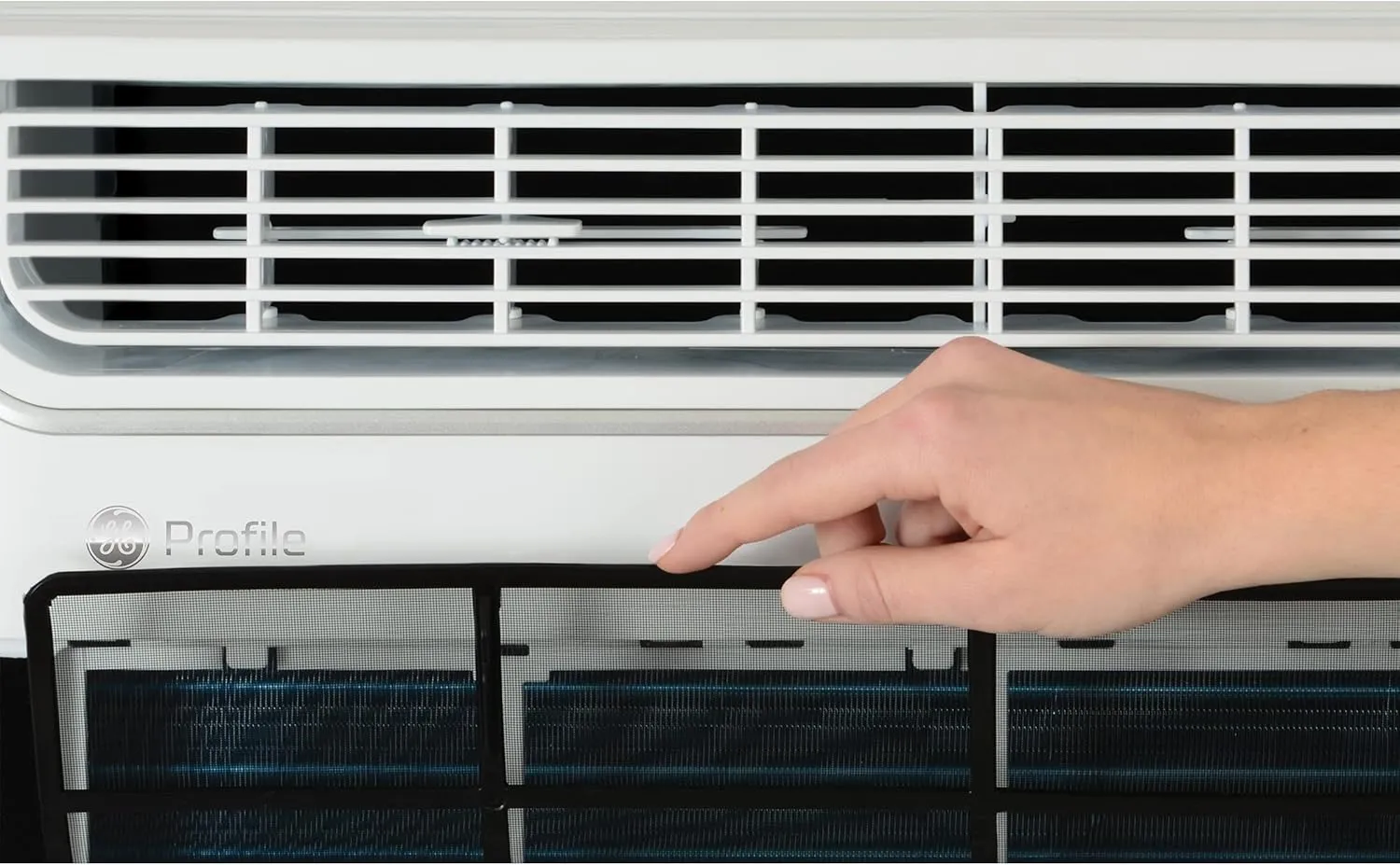 GE PROFILE PWDV10WWF 10,000 BTU Inverter Window Air Conditioner Unit Energy Efficient AC Cooling up to 450 sq ft, Ultra Quiet, Smart Home Capable, Includes Remote and Install Kit, White