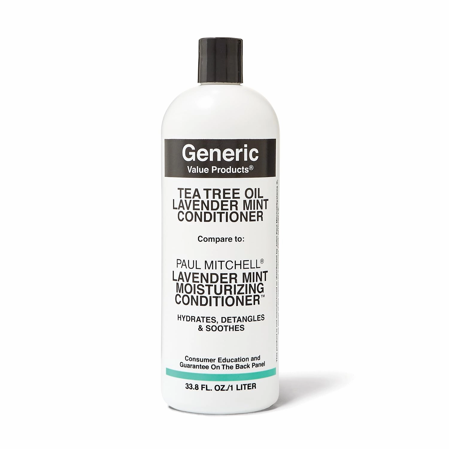 Generic Value Products Tea Tree Oil Lavender Mint Conditioner, Hydrates and Detangles, Invigorating Fragrance, Soothes Scalp, Gluten Free, 33.8 Oz