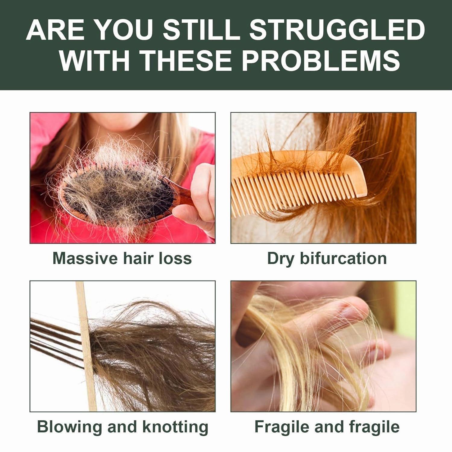 Ginger Hair Growth Conditioner Hair Regrowth Cream Moisturizing Scalp Massage Hair Follicle Hair Care