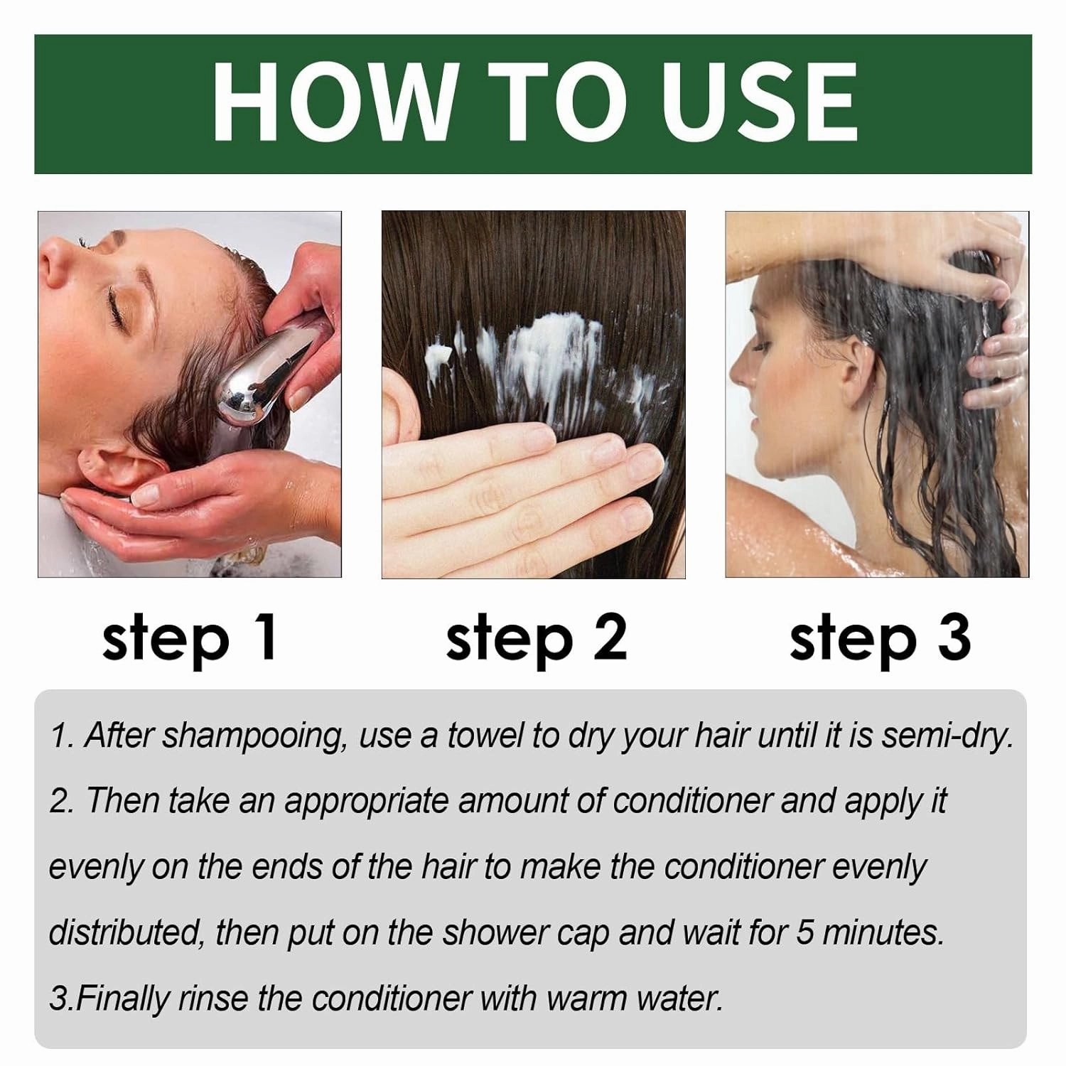 Ginger Hair Growth Conditioner Hair Regrowth Cream Moisturizing Scalp Massage Hair Follicle Hair Care
