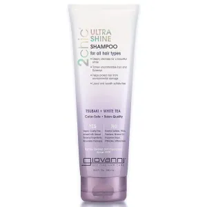 Giovanni 2chic Ultra-Shine Conditioner – All Hair Types, Dual Taming Complex of Tsubaki Seed Oil & White Tea, Long Lasting Vibrance, Tames Frizz & Flyaways - 8.5 oz.