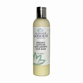 Glimmer Goddess Organic Caffeine Conditioner Hair Mask | Natural Hair Growth Formula for Longer, Stronger, Healthier Hair - 8 oz