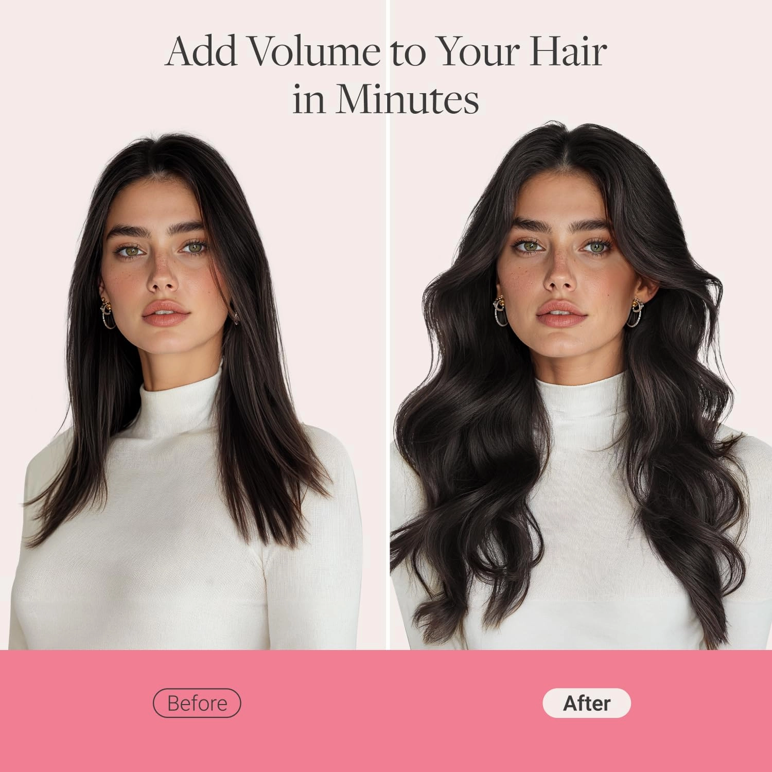 GOO GOO Genius Clip in Hair Extensions, 14inch 110g 7pcs, Seamless PU Clip in Hair Extensions, Virgin Real Human Hair, #2 Dark Brown