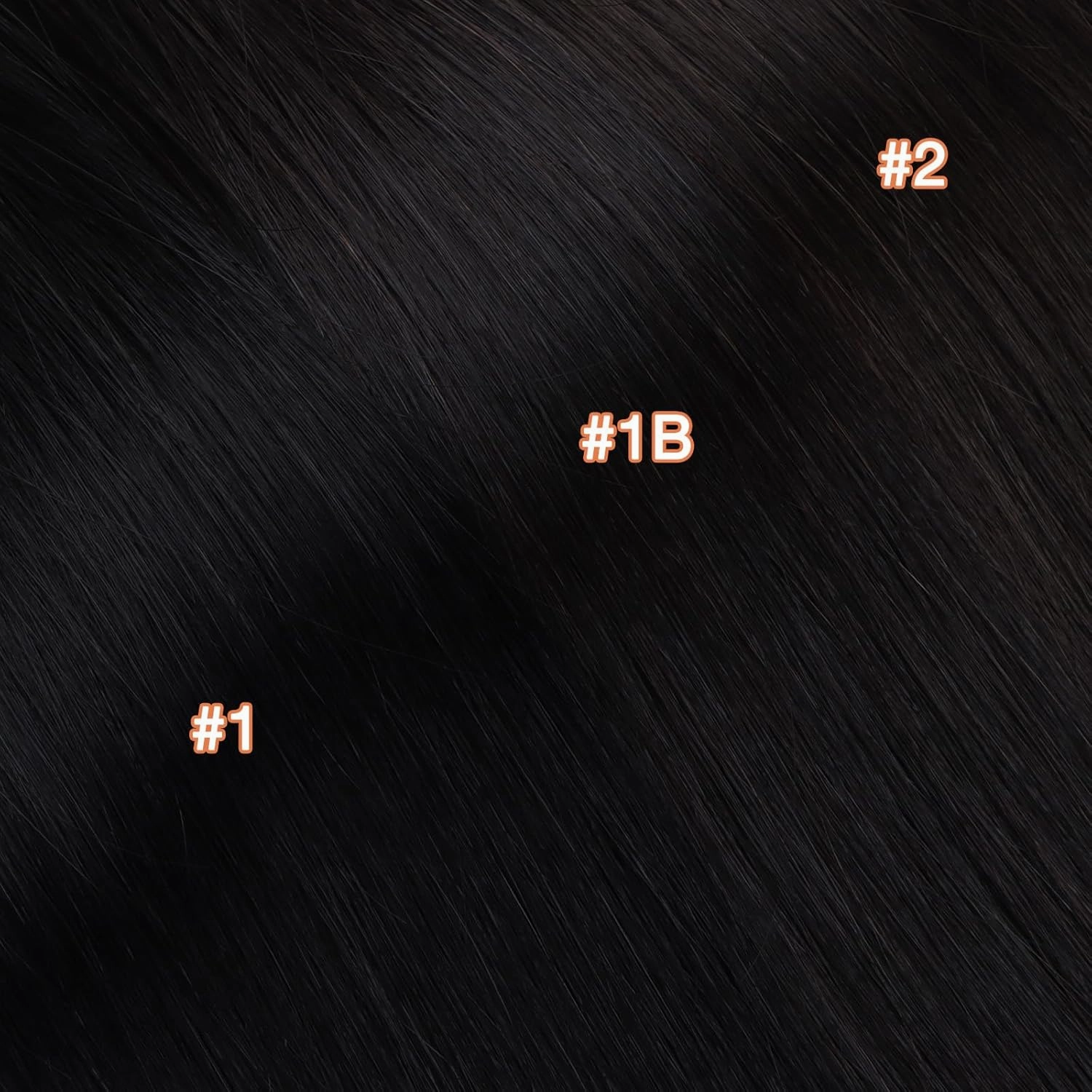GOO GOO Invisi Edge Clip in Hair Extensions 20inch 150g 7Pcs Injected Seamless PU Clip in Hair Extensions, Virgin Real Human Hair, 1 Jet Black