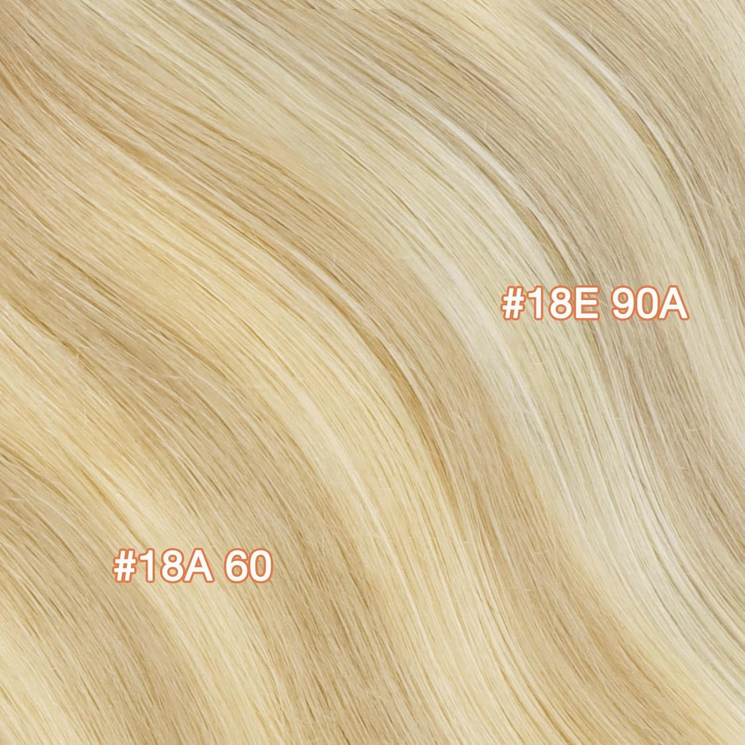 GOO GOO Invisi Edge Clip in Hair Extensions, 20inch 150g 7Pcs, Injected Seamless PU Clip in Hair Extensions, Virgin Real Human Hair, #18ET90A Natural Blonde Balayage