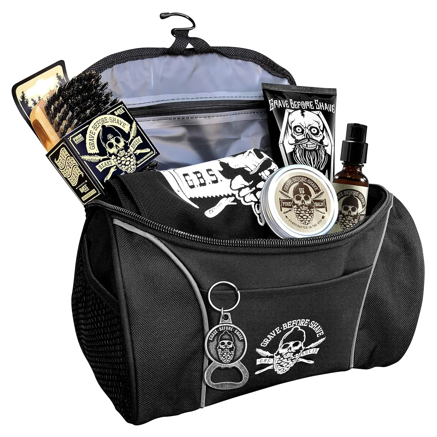 Grave Before Shave Travel Beard Pack (Pine Scent)