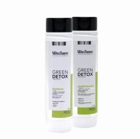 Green Detox Purifying Hair Oiliness Control Scalp Treatment Kit 2x300ml - Vita Derm