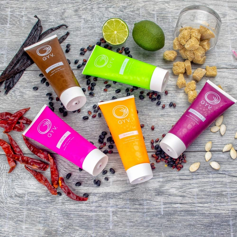 GYV Moisturizing Hand Cream for Women, Men | Botanical Oils Formula for Dry Skin (Mango)