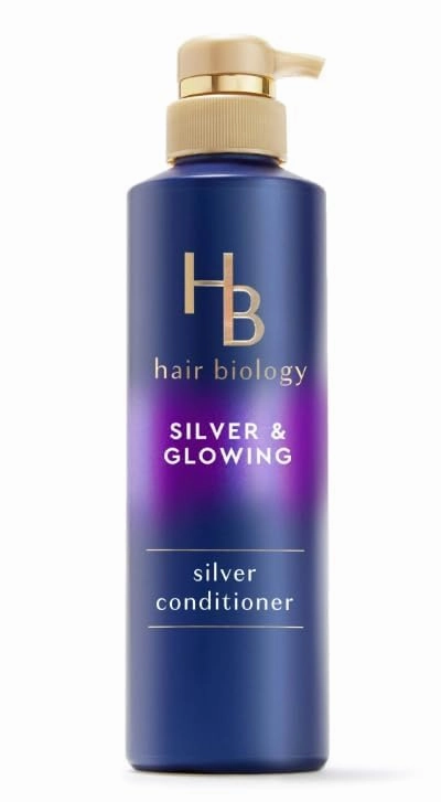 H B Silver and Glowing Purple Conditioner for Gray or Blonde Brassy Color Treated Hair, 12.8 fl oz (Pack of ONE)