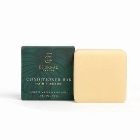 Hair and Beard Conditioner Bar, 2.82 oz, Hydrates, Repairs, Nourishes