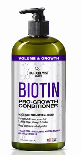 Hair Chemist Biotin Pro-Growth Conditioner 33.8 oz. - Conditioner for Thin Hair