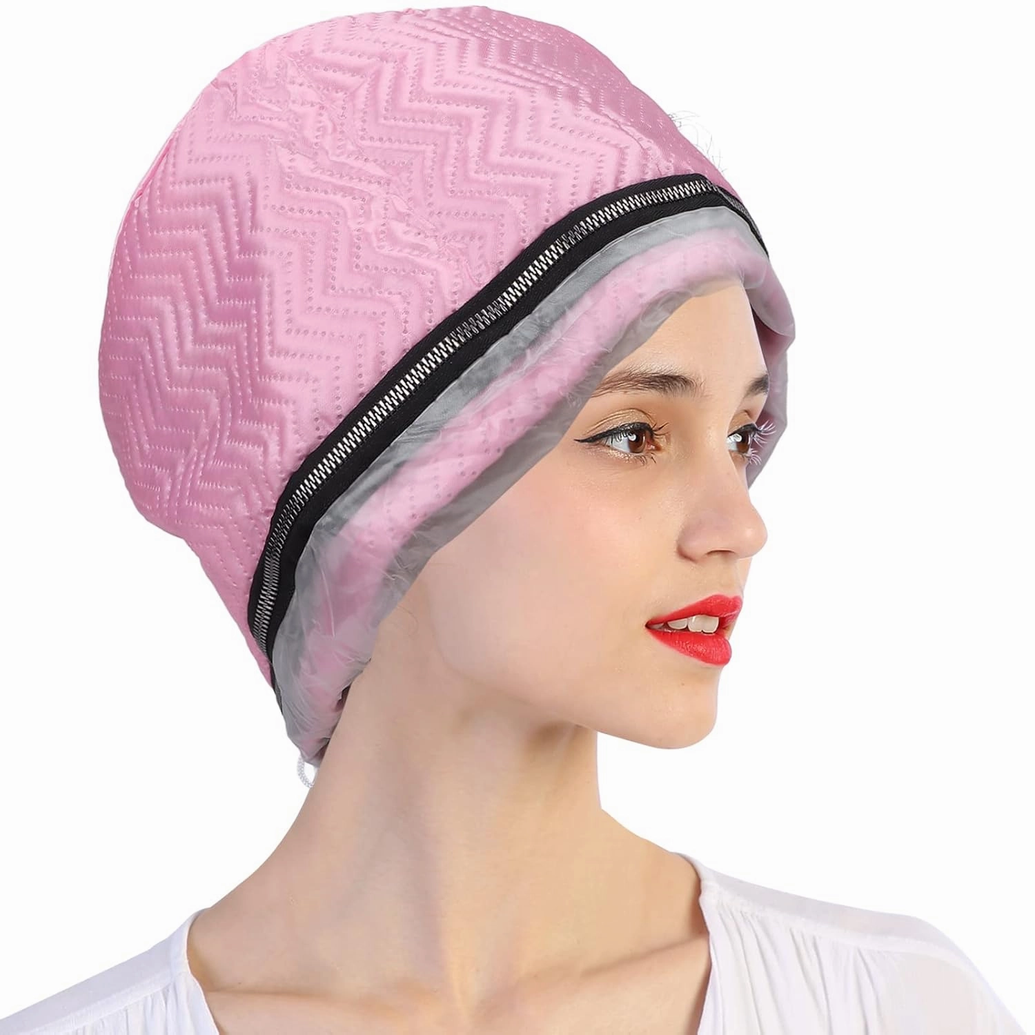 Hair Steamer Deep Conditioning Heat, Hair Thermal Treatment Temperature Adjustable Deep Conditioning Electric Heat, Reusable Shower, Gifts for Women