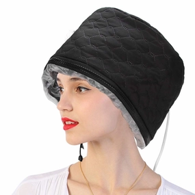 Hair Steamer Heating, Hair Care, Household Electric Heating Hat Hair SPA Adjustable Hot Oil Hat for Hair Care Deep Conditioner Family Care
