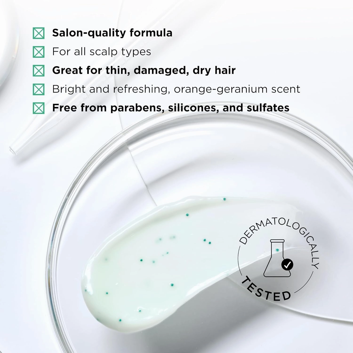 Hair Thickening Conditioner for Hair Loss and Thinning Hair, Korean Hair Care, Biotin Conditioner, Moisturizing, Strengthening, Color Safe