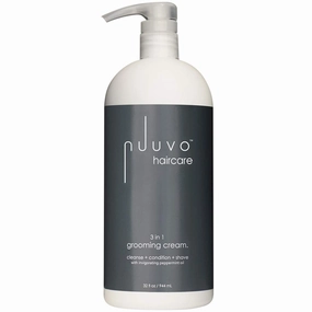 Haircare 3in1 Grooming Cream - 32oz Salon Professional No Poo Shampoo Cleanse - Deep Conditioner with Plant Extracts to Repair Hair, Reverse Scalp Irritation & Dandruff - Unisex Shave Cream