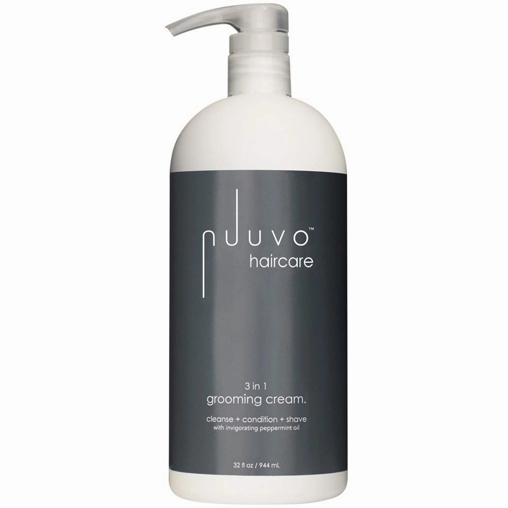 Haircare 3in1 Grooming Cream - 32oz Salon Professional No Poo Shampoo Cleanse - Deep Conditioner with Plant Extracts to Repair Hair, Reverse Scalp Irritation & Dandruff - Unisex Shave Cream