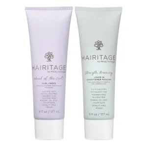 Hairitage Ahead of the Curl! Hydrating Curl Cream - Frizz Control, Strength Training Leave In Conditioner Pudding - 12 Fluid Ounces