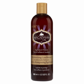 Hask Conditioner Macadamia Oil Moisturizing 12 Ounce (354ml) (3 Pack)