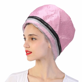 Heat Cap Hair Deep Conditioning, Heating Thermal Steamer Cap,Hair Thermal Treatment Cap Temperature Adjustable Deep Conditioning Electric Heat Cap US Plug 110‑220V