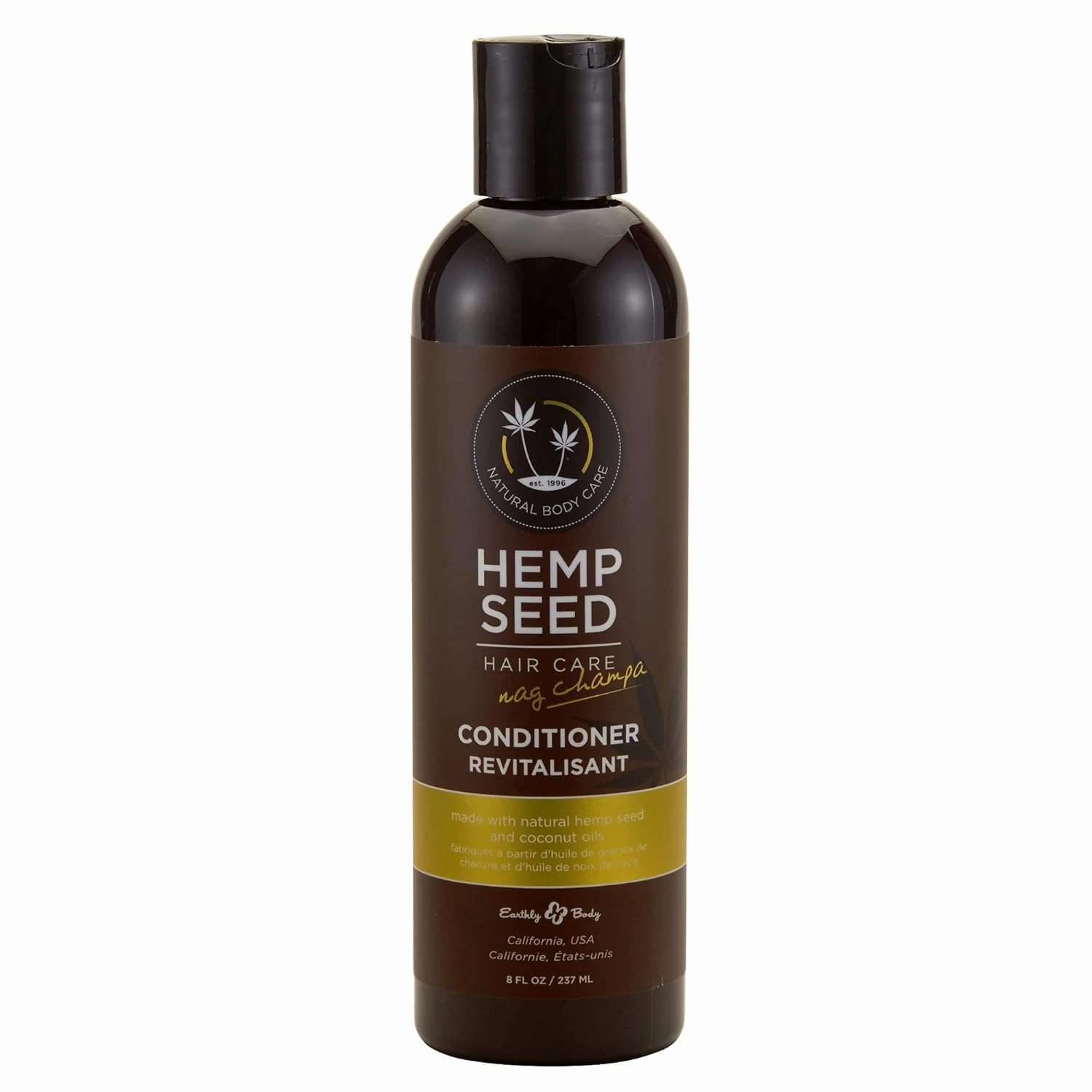 Hemp Hair Conditioner - 8 oz - With Hemp Seed Oil, Coconut Oil & Vitamin E - Keeps Hair Soft & Smooth - Vegan, Cruelty-Free