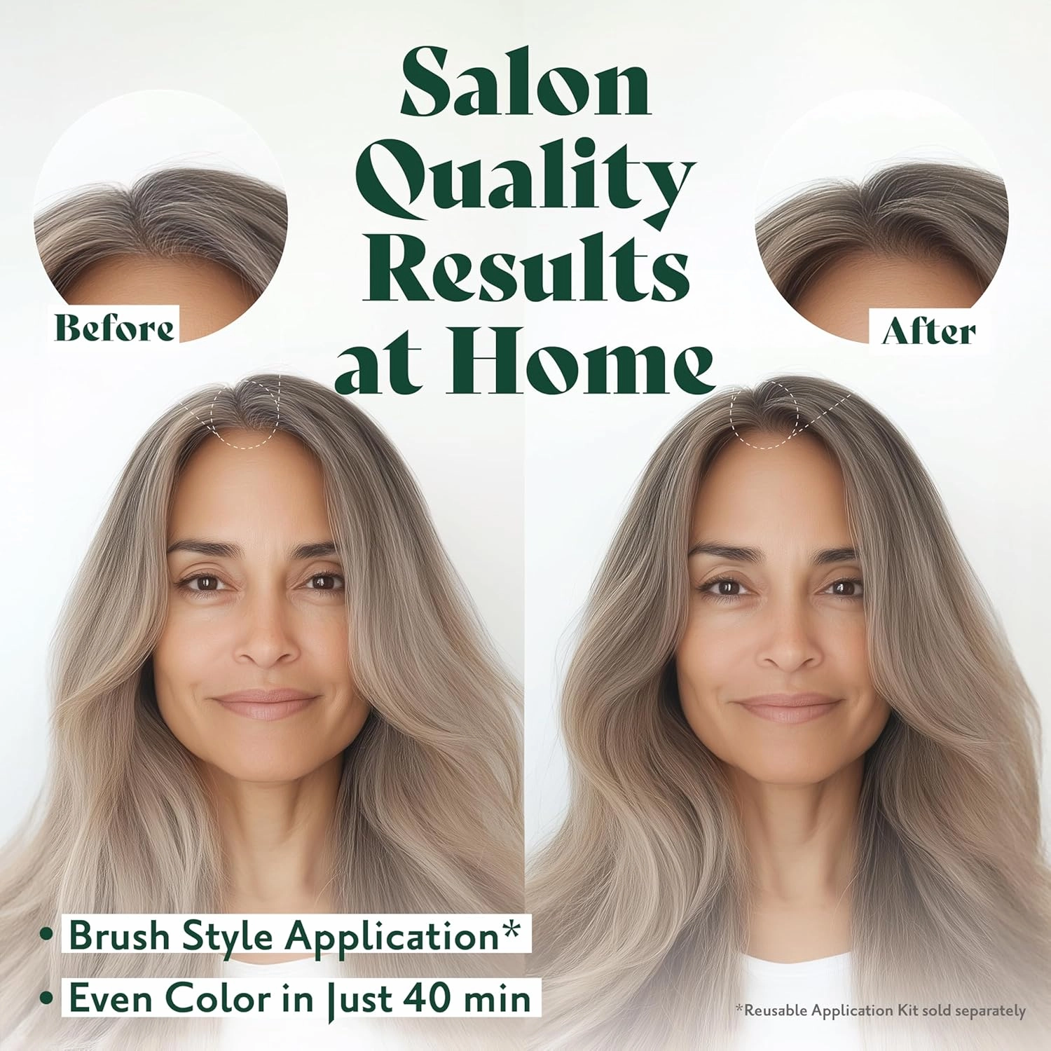 Herbatint Permanent Hair Dye For Women - 8C Light Ash Blonde - For Up To 100% Gray Coverage of Resistant Gray Hair - Ammonia-Free, Alcohol-Free & Vegan - Salon Influenced Hair Color 5.75 fl oz