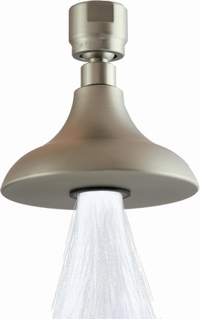 High Sierra Showerheads® - HALF DOME® Solid Metal 2.0 GPM Rain Shower, High Pressure Shower Head, Pattented Nozzle Never Clogs - Brushed Nickel Finish