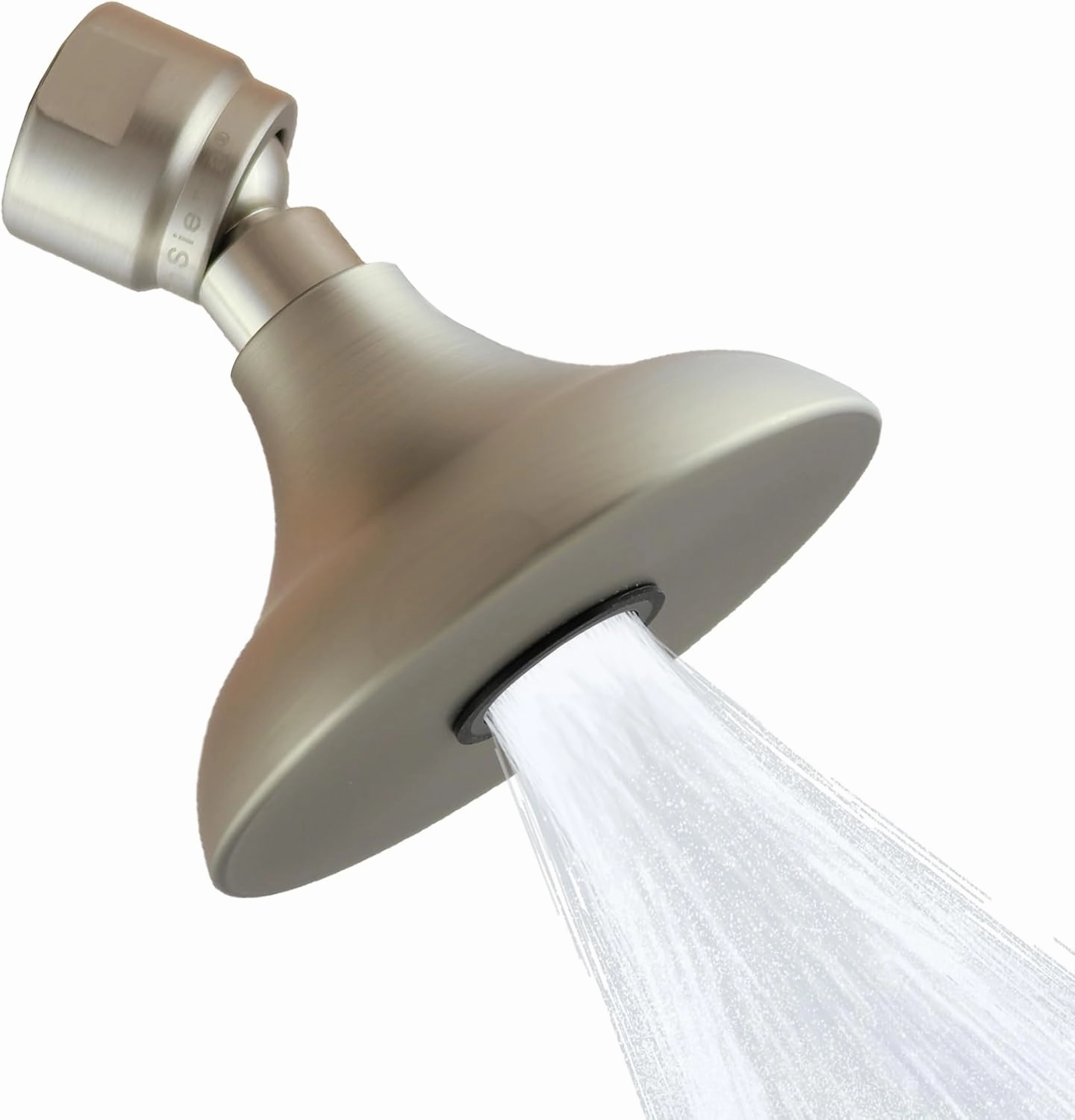 High Sierra Showerheads® - HALF DOME® Solid Metal 2.0 GPM Rain Shower, High Pressure Shower Head, Pattented Nozzle Never Clogs - Brushed Nickel Finish