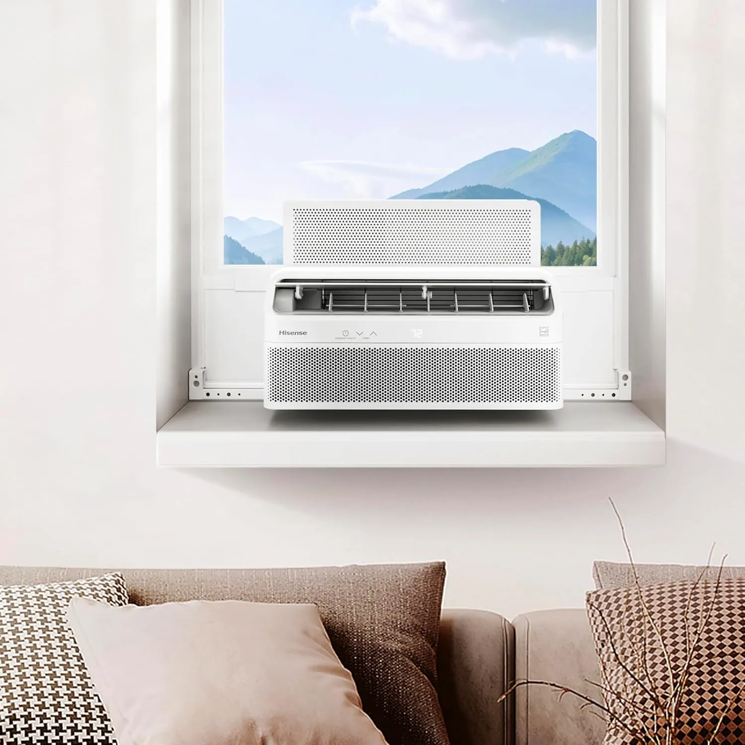 Hisense AWL1225TW1W Window Air Conditioner, 12,000 BTU, White