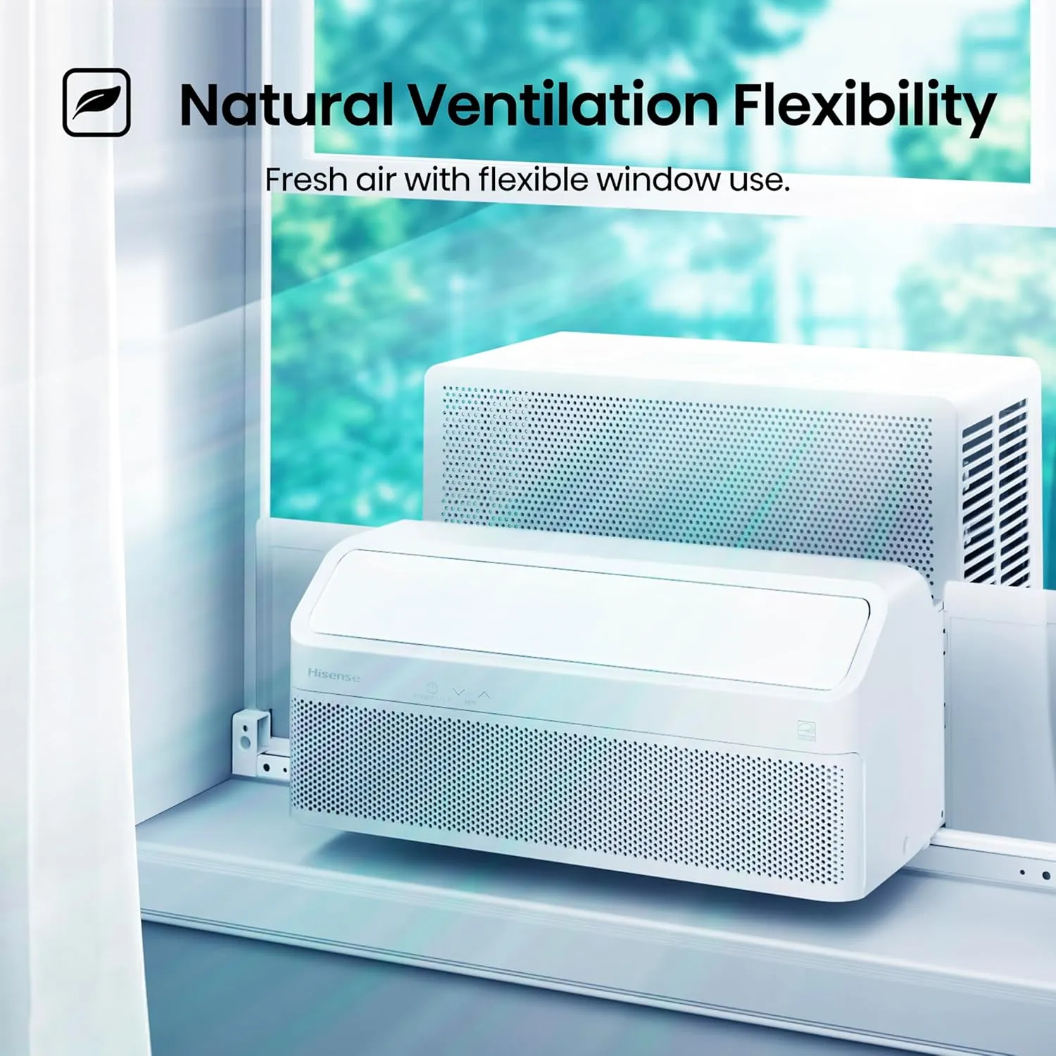 Hisense AWL1225TW1W Window Air Conditioner, 12,000 BTU, White