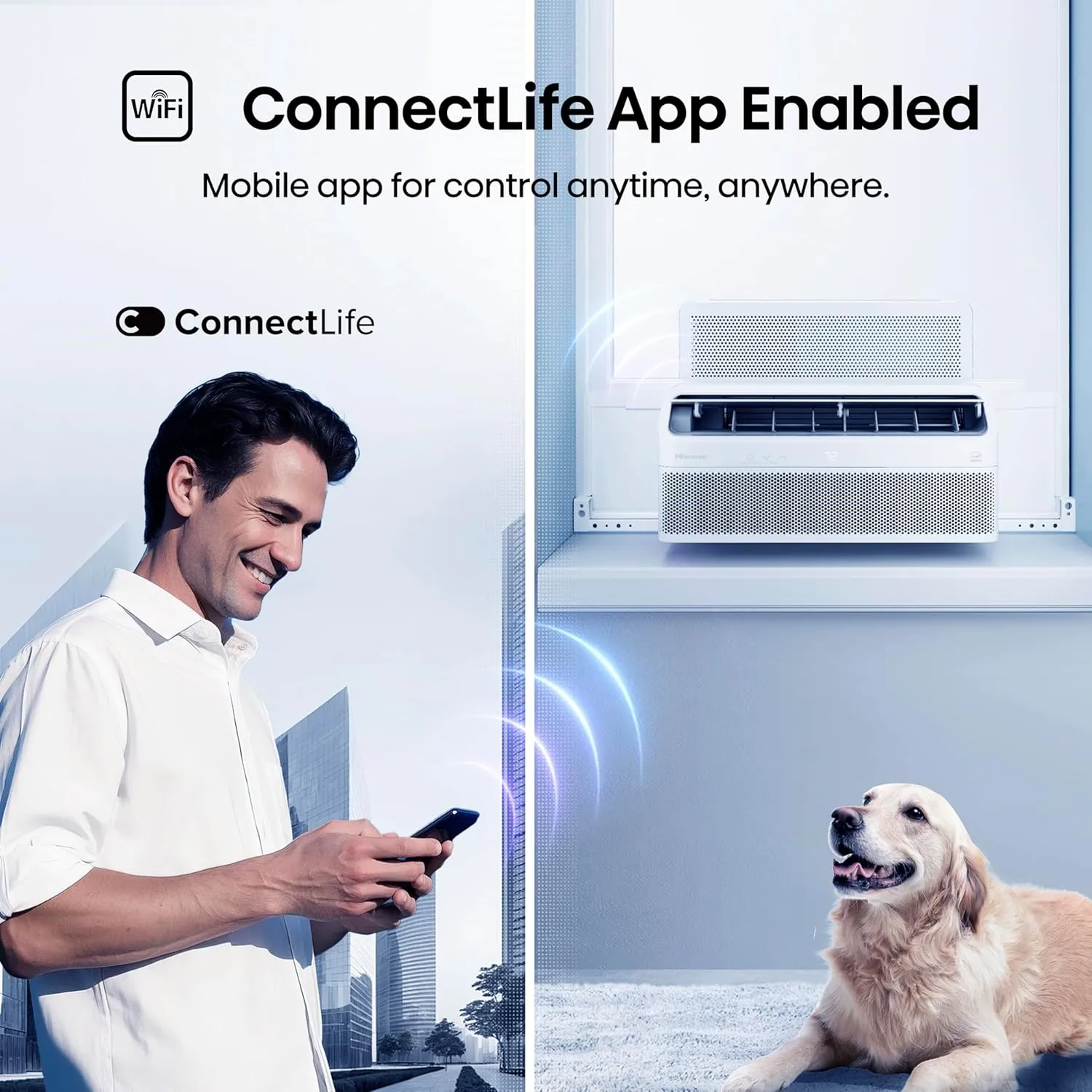 Hisense AWL1225TW1W Window Air Conditioner, 12,000 BTU, White