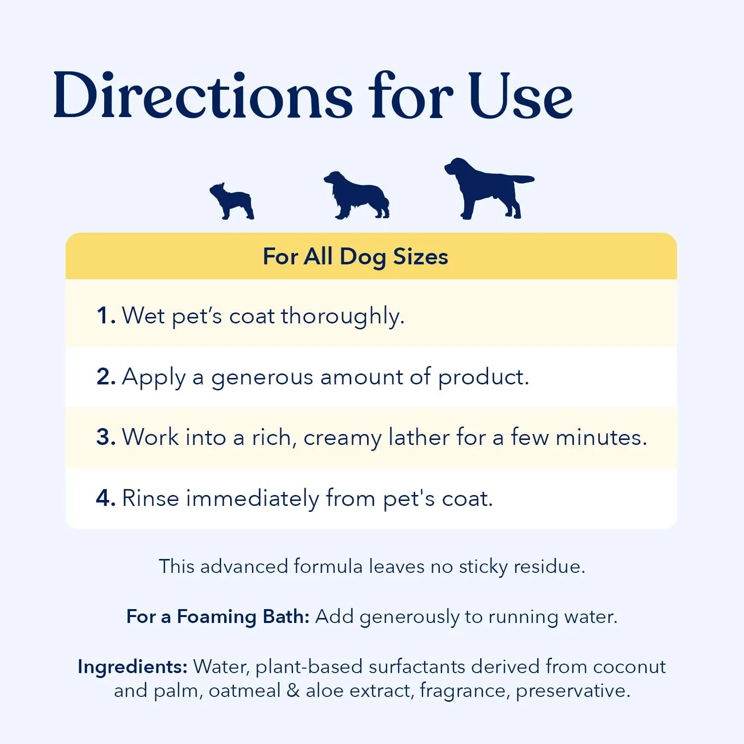Honest Paws Dog Shampoo and Conditioner - Premium Dog Wash for Allergies and Dry, Itchy, Moisturizing for Sensitive Skin - Sulfate Free, Plant Based, All Natural - Oatmeal & Aloe -16 Fl Oz