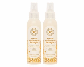Honest Conditioning Detangler, Sweet Orange Vanilla, 4 Ounce (2 Bottles)