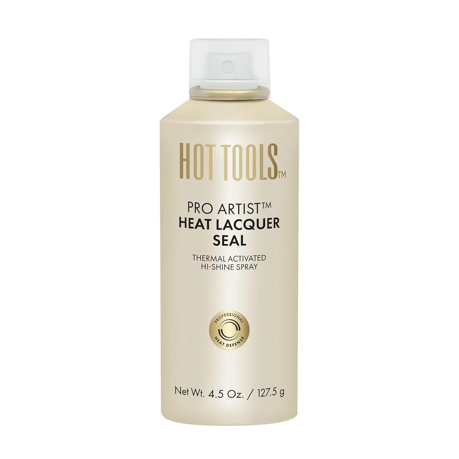 HOT TOOLS Heat Protectant Hi-Shine Spray | Instantly Makes Hair Shinier, Minimizes Frizz & Gives Hair a Lacquered Finish | Protects Hair from Heat Damage without Use of Silicones
