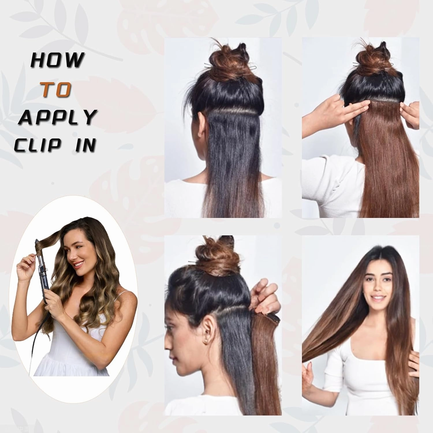 Human Hair Clip In Extensions Ash Blonde Highlighted Platinum Blonde Real Hair Extensions Remy Clip On Hair Extensions Double Weft 5Pcs 70G 12Inch (#17A/60A,12Inch)