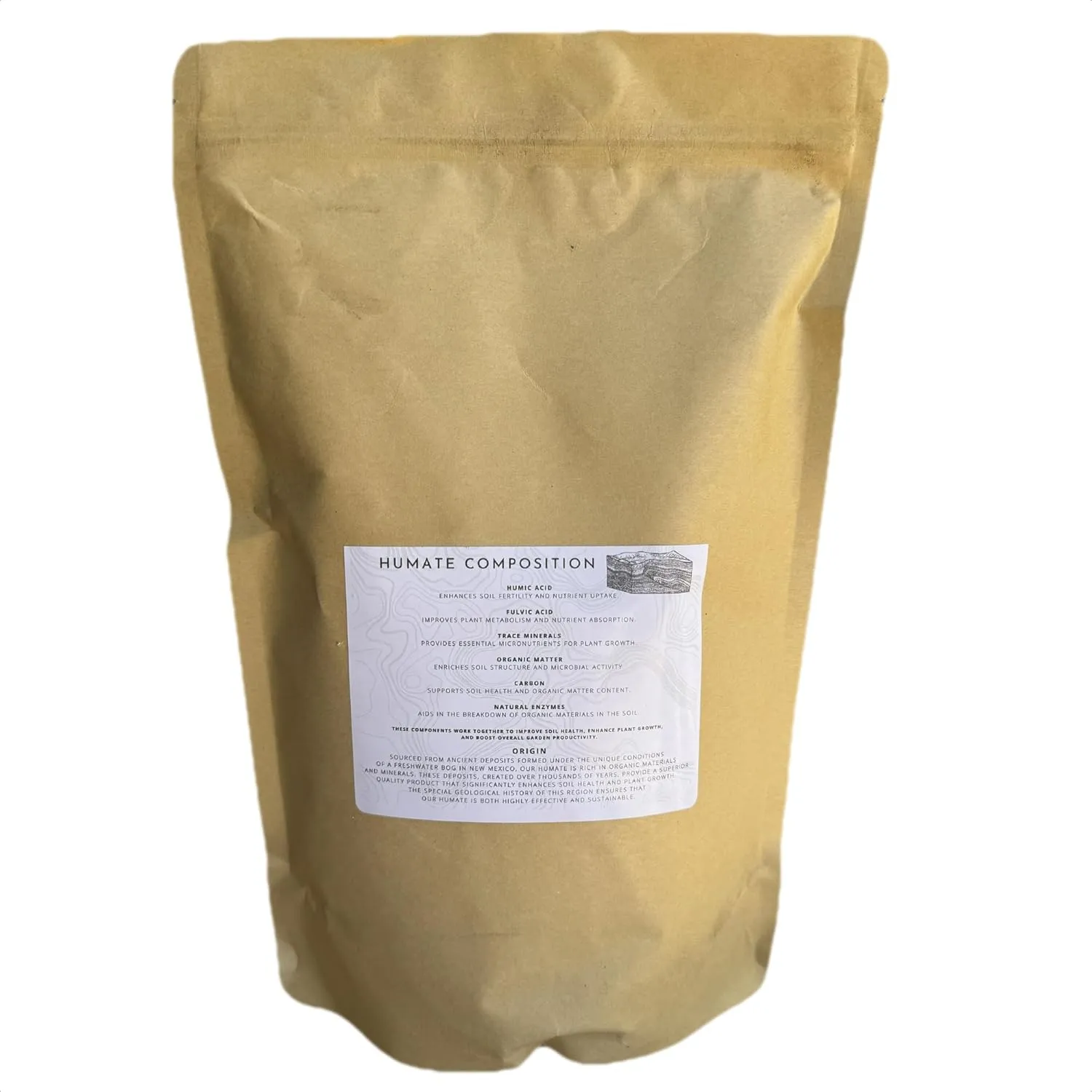 Humate (3 Pound Bag) - Natural Soil Amendment and Conditioner for Plant Health
