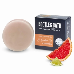 Hydrating Conditioner Bar with Sea Buckthorn Oil and Aloe Vera Extract, Vegan, Sulfate-Free, Phthalate-Free, Paraben-Free, Eco Friendly, 2.2 oz bar