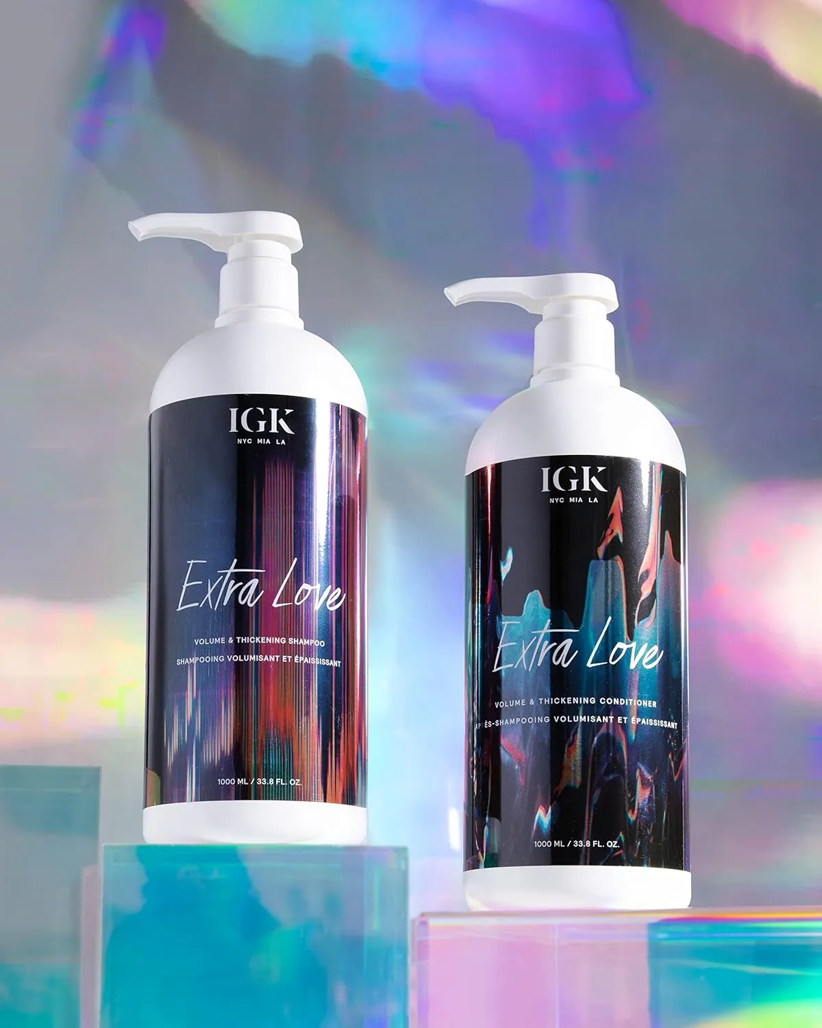 IGK EXTRA LOVE Volume & Thickening Conditioner | Lightweight   Supports Scalp   Balance Oil | Vegan   Cruelty Free |