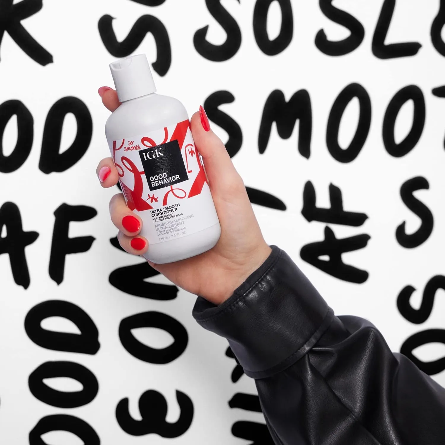 IGK GOOD BEHAVIOR Ultra Smooth Conditioner | Frizz Control   Hydrates   Shine | Vegan   Cruelty Free |