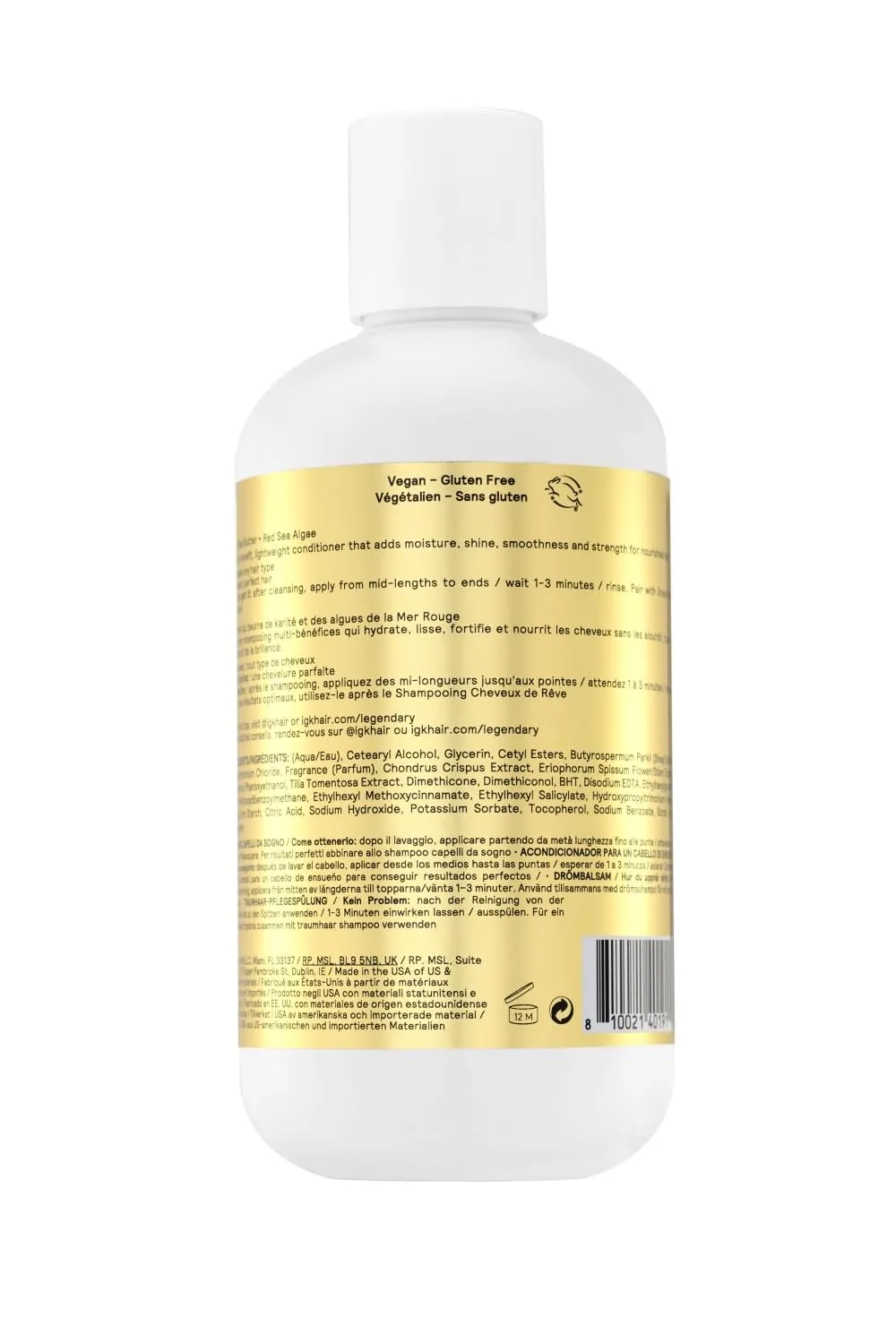 IGK LEGENDARY Dream Hair Conditioner | Healthy   Hydrated   Shine | Vegan   Cruelty Free |