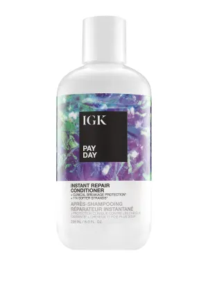IGK PAY DAY Instant Repair Conditioner | Bond-Building   Damage Repair | Vegan   Cruelty Free | 8 Oz