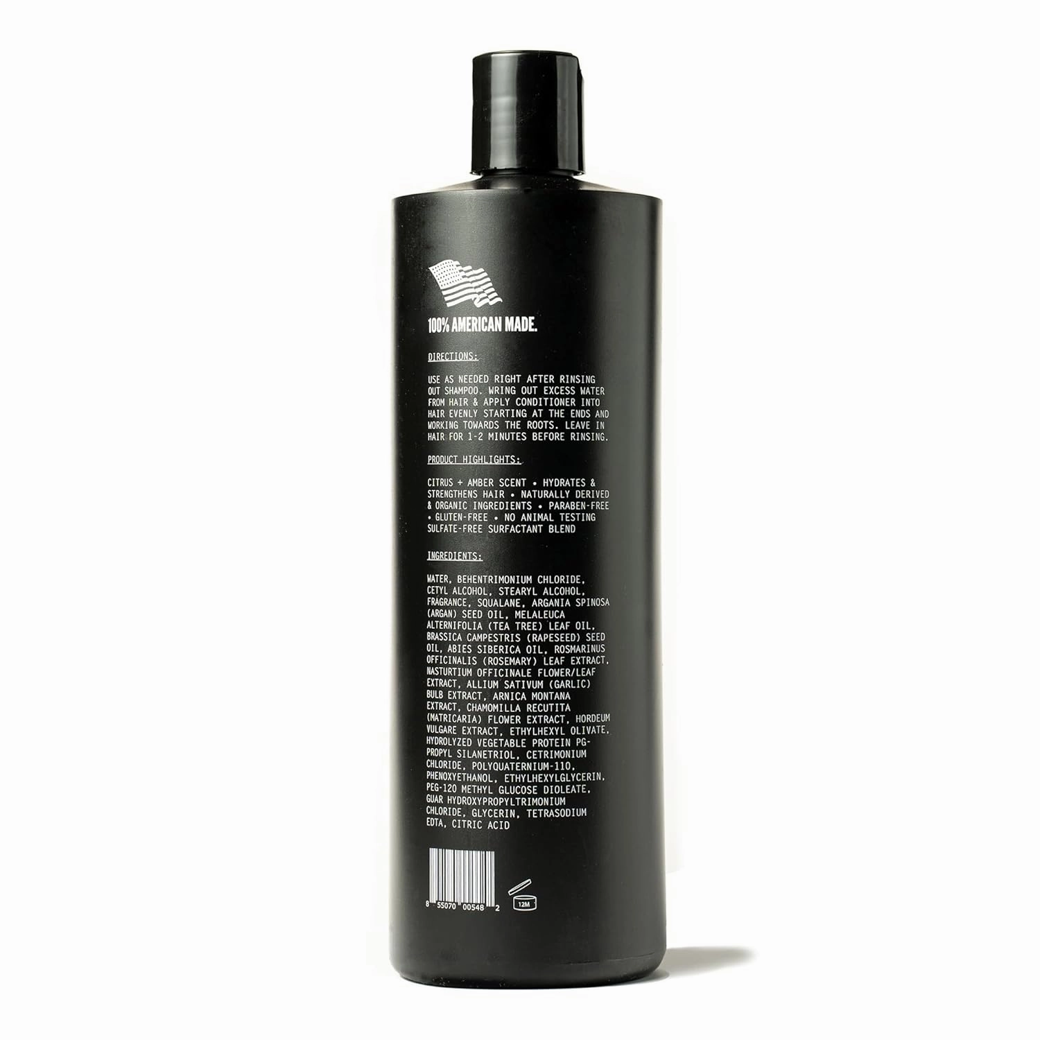 Imperial Barber Luxe Hair Conditioner 16oz - Organic & Naturally Derived Ingredients, USA Made, Sulfate-Free, Paraben-Free, Gluten-Free - Strengthens, Detangles & Hydrates
