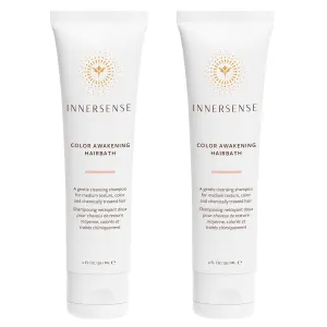 INNERSENSE Organic Beauty - Natural Color Awakening Hairbath Shampoo | Cleansing, Color Care, For All Scalps | Non-Toxic, Cruelty-Free, Clean Haircare (2 Pack - 2 fl oz | 59.15 ml each)