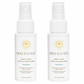 INNERSENSE Organic Beauty - Natural Sweet Spirit Leave-In Conditioner | Detangling, Hydrating, Smoothing | Non-Toxic, Cruelty-Free, Clean Haircare (2 Pack - 2 fl oz | 59.1 mL each)